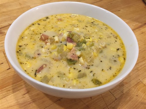 SOUP- Corn, Bacon & Thyme Chowder