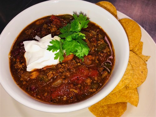 ENTREE- Beef & Bean Chili