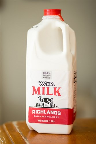 Whole milk, Half Gallon