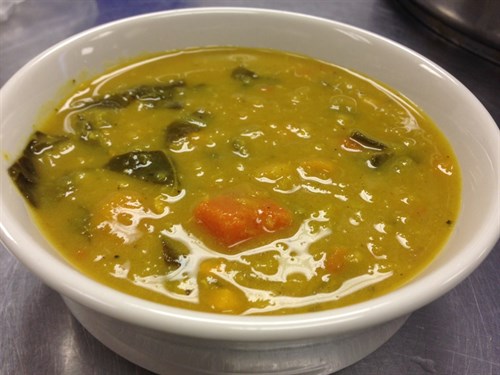 SOUP - Curried Red Lentil & Sweet Potato