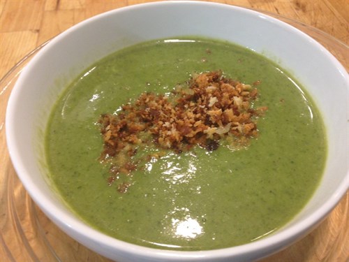 Spring Asparagus & Pea Soup