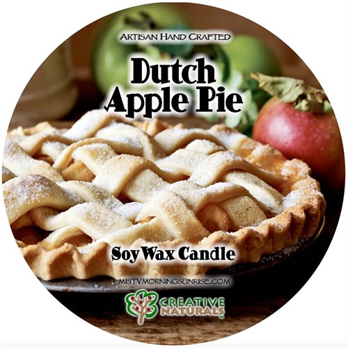 Artisan Crafted “Dutch Apple Pie” Natural Candle