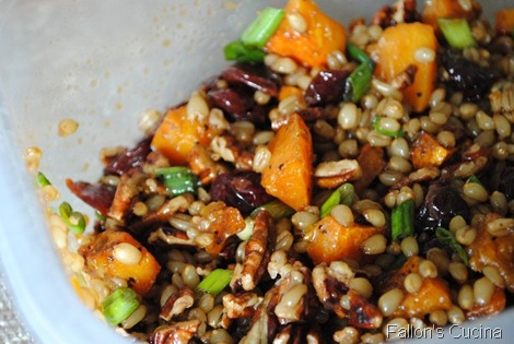 * FRESH- Fall Farro Salad