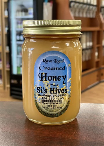 Honey, Creamed, Raw Local, Si's Hives