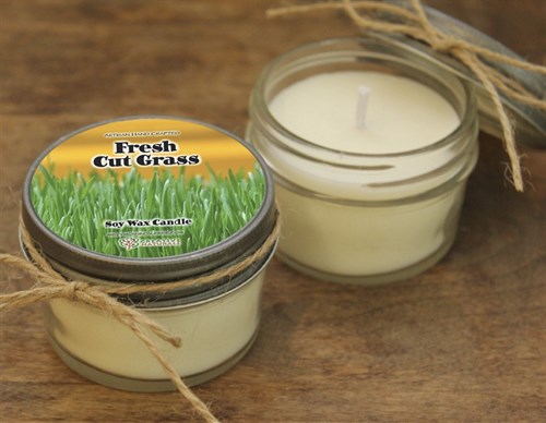 Artisan Crafted "Fresh Cut Grass" Natural Candle