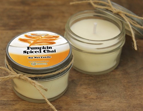 Artisan Crafted "Pumpkin Chai" Natural Candle