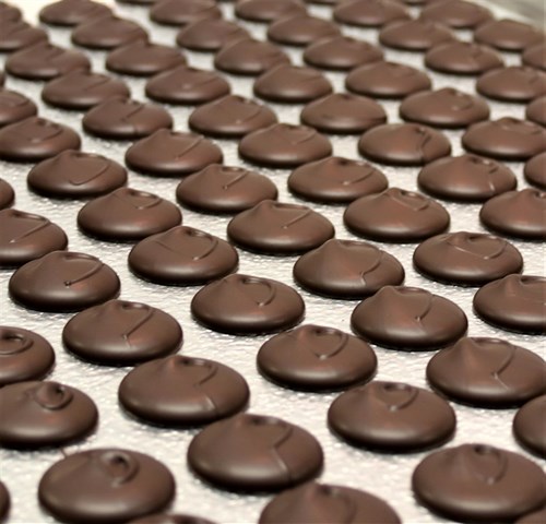 Plain Dark Chocolate  Drops - not so plain!