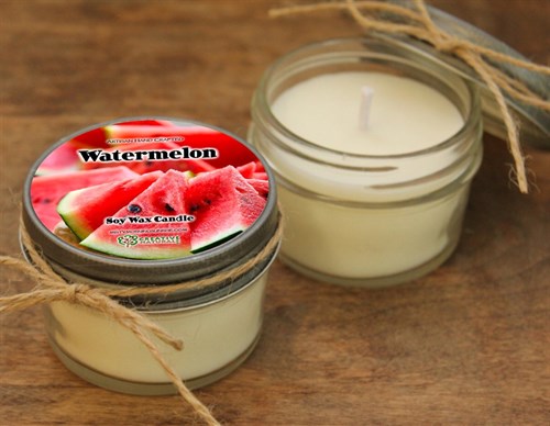 Artisan Crafted "Watermelon" Natural Candle