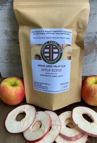 Freeze Dried Apple Rings - 1 oz