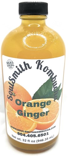 Orange Ginger Kombucha