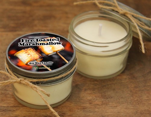 Artisan Crafted ”Fire-Toasted Marshmallow" Candle