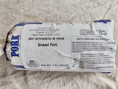 Ground Pork (Unseasoned)