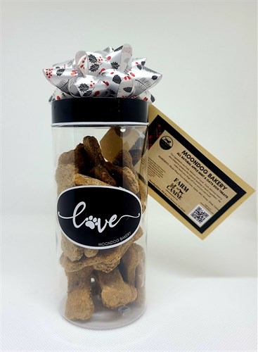 All Natural Dog Treats in Collectable Glass Jar