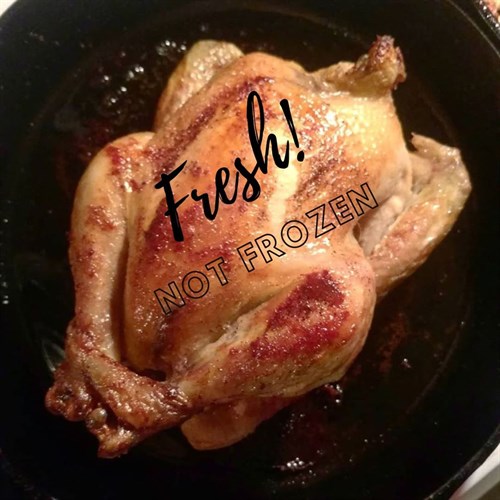 **FRESH chicken, pasture raised