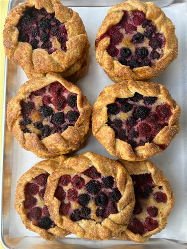 Raspberry Almond Tart