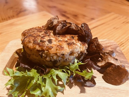 ENTREE - MUSHROOM FARRINOTO BURGERS