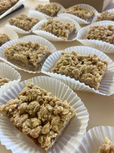 Apple Pie Oat Bars (vegan)