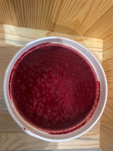 Frozen Seedless Red Raspberry Bucket