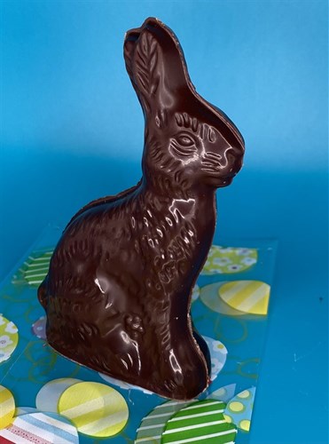 **6"  ( 70%) Dark Chocolate Bunny