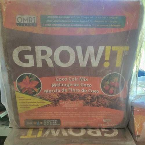 Garden Supplies- Organic Coco Coir Mix 2.5 cu ft