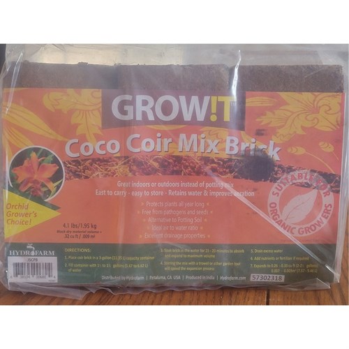 Gardening Supplies- Organic Coco Coir Mix (3 pack)