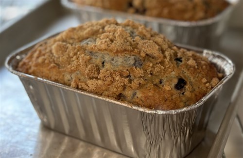 Blueberry loaf bread