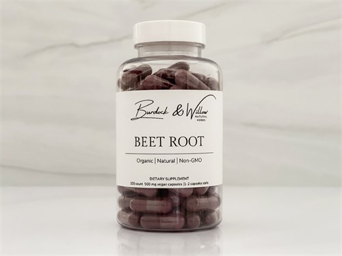 Beet Root Powder - 500mg Vegan Capsules