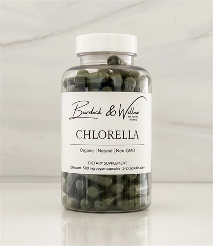 Chlorella (Cracked Cell Wall) Powder - 500mg Vegan