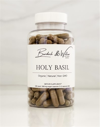 Holy Basil Powder - 500mg Vegan Capsules