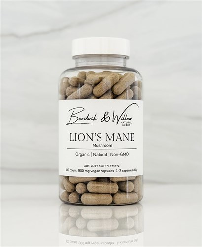 Lion’s Mane Mushroom Powder - 500mg Vegan Capsules