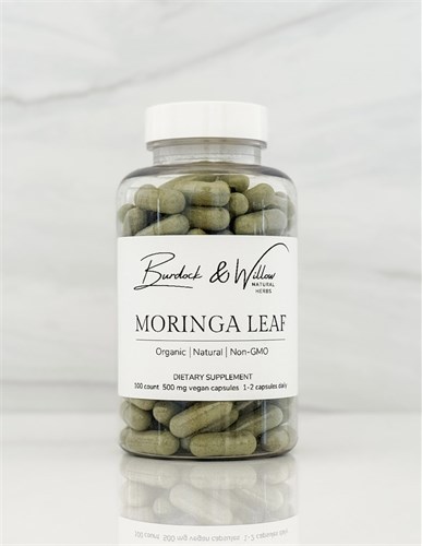 Moringa Leaf Powder - 500mg Vegan Capsules