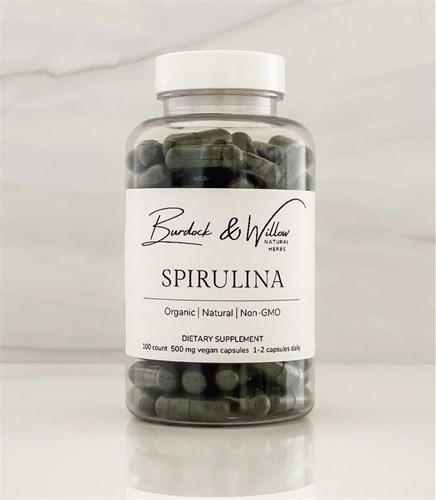 Spirulina Powder - 500mg Vegan Capsules