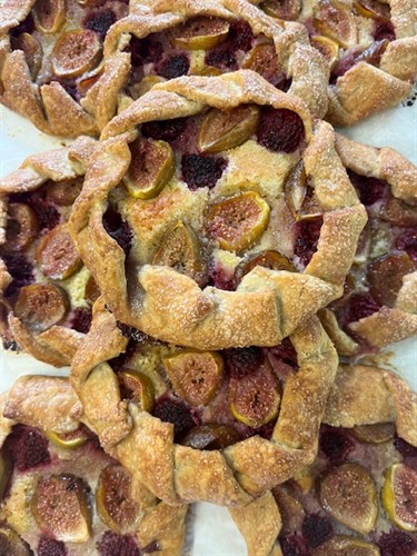 Fig and Raspberry Almond Tart