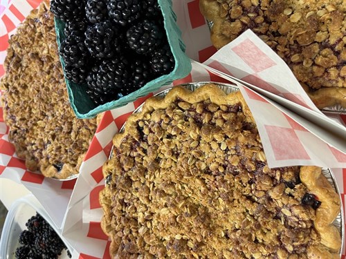 Pie, Blackberry Crumble