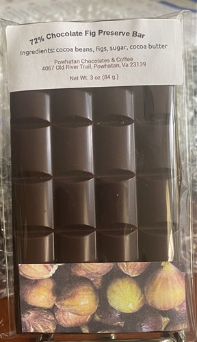 72% Dark Chocolate Bar - Fig Filled