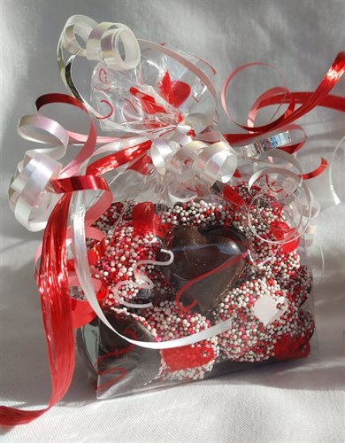 **Valentine Nonpareils -Dark Chocolate