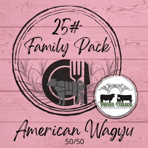 25# Family Pack | American Wagyu [50/50]