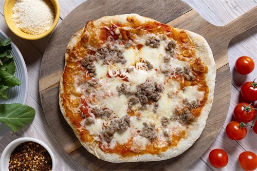 Sourdough Frozen Sausage Pizza