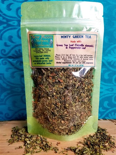 Minty Green Herbal Tea
