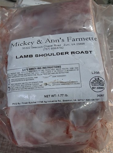 Lamb shoulder roast