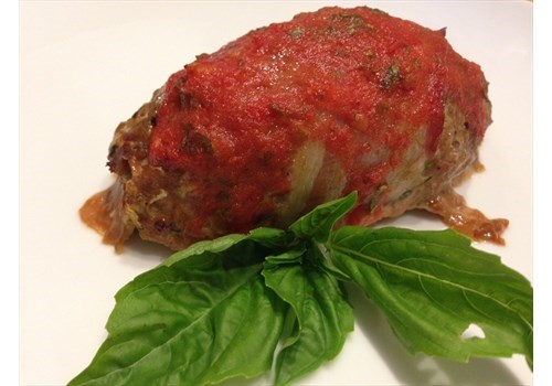 ENTREE - Turkey Meatloaf with Harissa Tomato Sauce