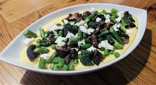 * - Spring Vegetable Polenta