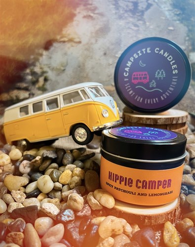 Hippie Camper Candle