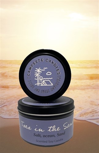 Toes in the Sand Candle