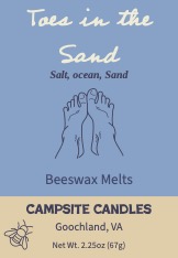 Toes in the Sand Wax Melts
