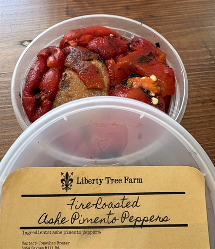 Fire-Roasted Ashe Pimento Peppers