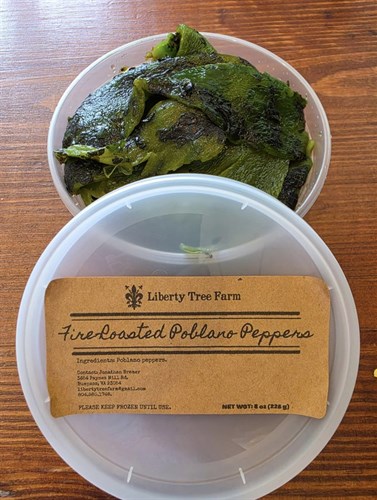 Fire-Roasted Poblano Peppers