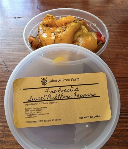 Fire-Roasted Bullhorn Peppers