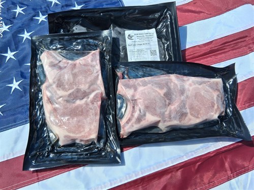 Bone In Pork Chops 3/4 inch thick