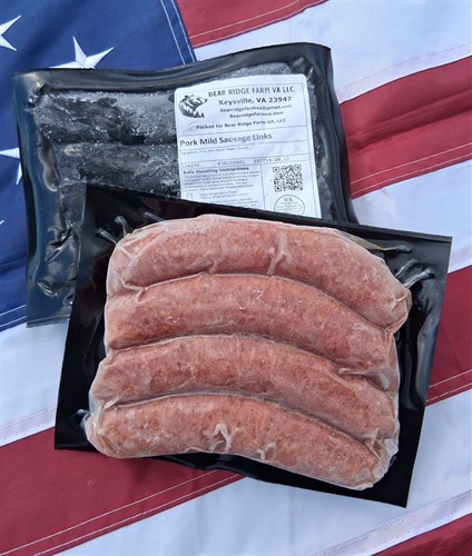 MILD Pork Sausage Dinner Links